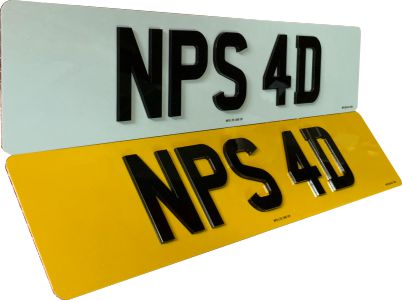 Image Of Finished Number Plates